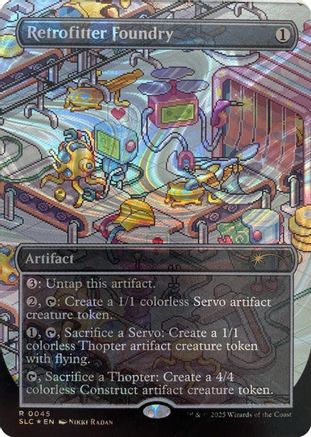 Retrofitter Foundry (Halo Foil) (SLC-045)  Foil - Secret Lair Countdown Kit