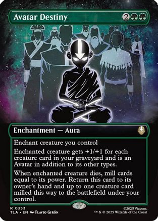 Avatar Destiny (Borderless) (TLA-333)  Foil - Avatar: The Last Airbender