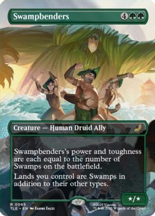 Swampbenders (Borderless) (TLE-065) - Avatar: The Last Airbender: Eternal-Legal Foil