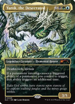 Yarok, the Desecrated (SLC-025)  Foil - Secret Lair Countdown Kit