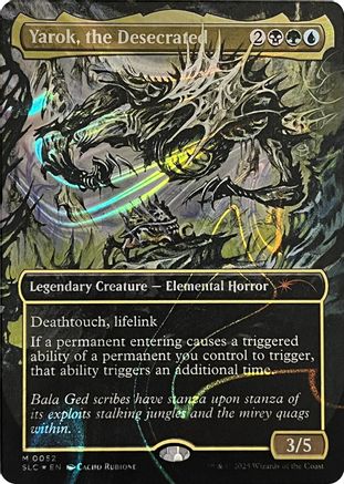 Yarok, the Desecrated (Halo Foil) (SLC-052)  Foil - Secret Lair Countdown Kit