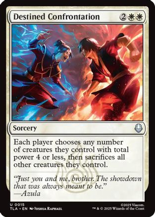Destined Confrontation (TLA-015)  Foil - Avatar: The Last Airbender