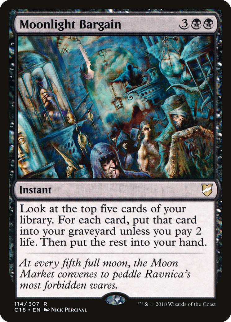 Moonlight Bargain (C18-114)  - Commander 2018