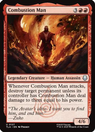 Combustion Man (TLA-127)  Foil - Avatar: The Last Airbender
