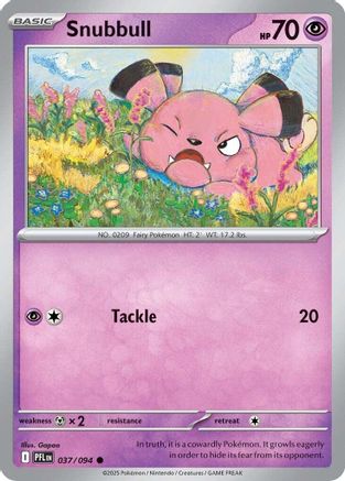 Snubbull 037  ME02 Phantasmal Flames - Common
