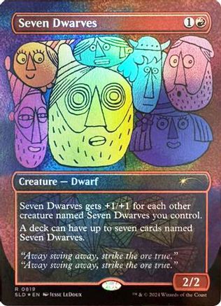 Seven Dwarves (0819) (SLD-819)  Foil - Secret Lair Drop Series
