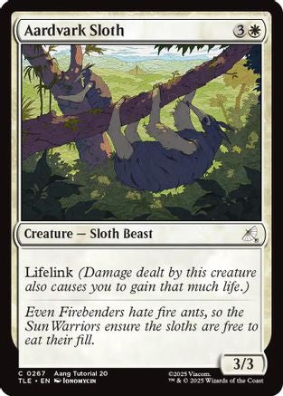 Aardvark Sloth (0267) (TLE-267)  - Avatar: The Last Airbender: Eternal-Legal