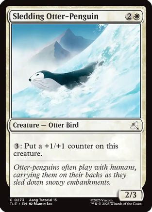 Sledding Otter-Penguin (0273) (TLE-273)  - Avatar: The Last Airbender: Eternal-Legal