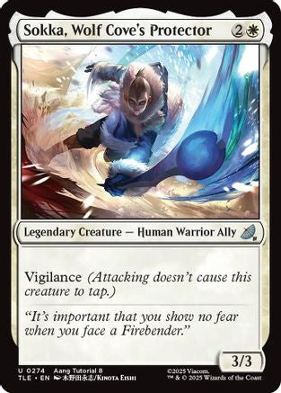 Sokka, Wolf Cove's Protector (0274) (TLE-274)  - Avatar: The Last Airbender: Eternal-Legal