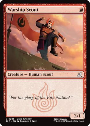 Warship scout (0285) (TLE-285)  - Avatar: The Last Airbender: Eternal-Legal