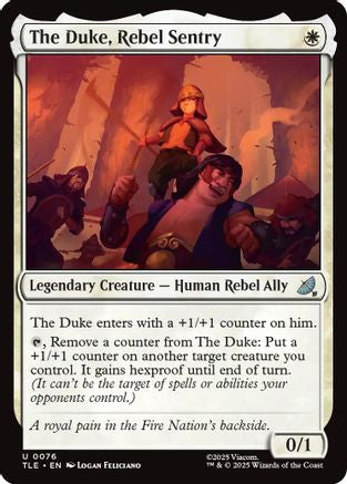 The Duke, Rebel Sentry (TLE-076)  - Avatar: The Last Airbender: Eternal-Legal