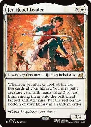 Jet, Rebel Leader (TLE-078)  - Avatar: The Last Airbender: Eternal-Legal