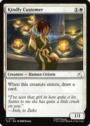Kindly Customer (TLE-079)  Foil - Avatar: The Last Airbender: Eternal-Legal