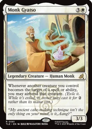 Monk Gyatso (TLE-081)  Foil - Avatar: The Last Airbender: Eternal-Legal