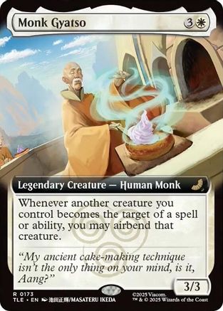Monk Gyatso (Extended Art) (TLE-173)  Foil - Avatar: The Last Airbender: Eternal-Legal