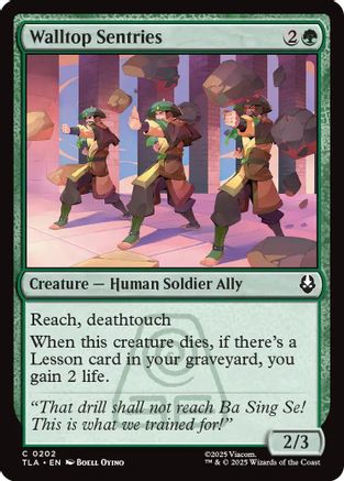 Walltop Sentries (TLA-202)  - Avatar: The Last Airbender