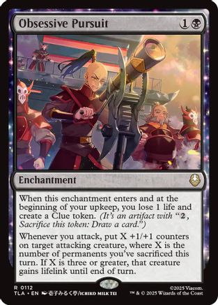 Obsessive Pursuit (TLA-112)  Foil - Avatar: The Last Airbender