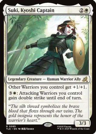 Suki, Kyoshi Captain (TLE-085)  Foil - Avatar: The Last Airbender: Eternal-Legal