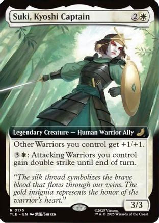 Suki, Kyoshi Captain (Extended Art) (TLE-175) - Avatar: The Last Airbender: Eternal-Legal Foil