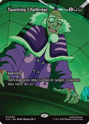Taunting Challenge (Borderless) (TLE-046)  - Avatar: The Last Airbender: Eternal-Legal
