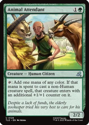 Animal Attendant (TLE-128)  Foil - Avatar: The Last Airbender: Eternal-Legal