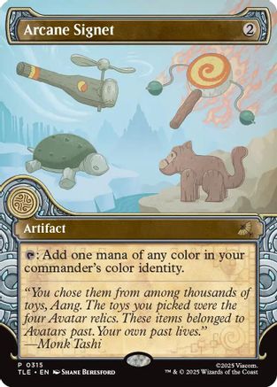 Arcane Signet (Showcase) (TLE-315)  - Avatar: The Last Airbender: Eternal-Legal