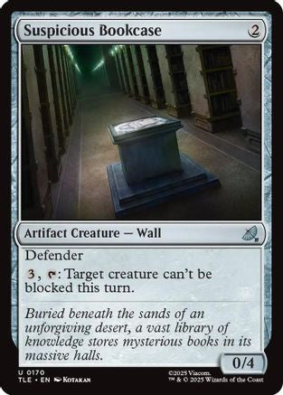 Suspicious Bookcase (TLE-170)  Foil - Avatar: The Last Airbender: Eternal-Legal