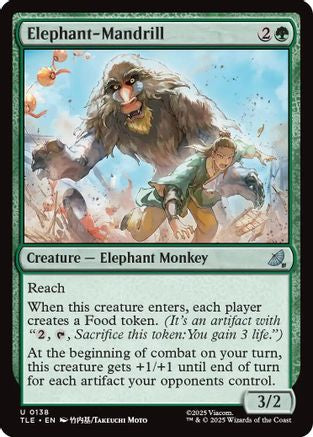 Elephant-Mandrill (TLE-138)  Foil - Avatar: The Last Airbender: Eternal-Legal
