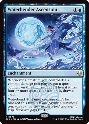 Waterbender Ascension (TLA-079)  Foil - Avatar: The Last Airbender