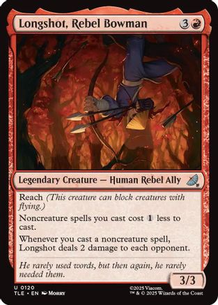 Longshot, Rebel Bowman (TLE-120)  Foil - Avatar: The Last Airbender: Eternal-Legal