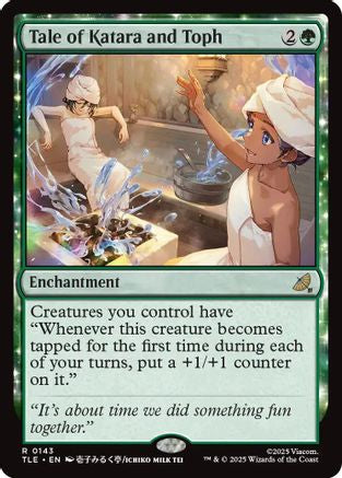 Tale of Katara and Toph (TLE-143)  Foil - Avatar: The Last Airbender: Eternal-Legal