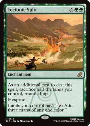Tectonic Split (TLE-144)  Foil - Avatar: The Last Airbender: Eternal-Legal