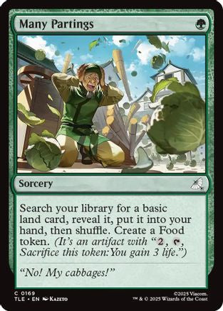 Many Partings (TLE-169)  Foil - Avatar: The Last Airbender: Eternal-Legal