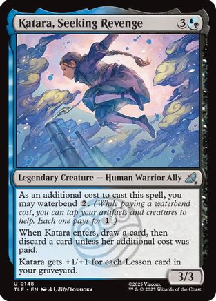 Katara, Seeking Revenge (TLE-148)  Foil - Avatar: The Last Airbender: Eternal-Legal