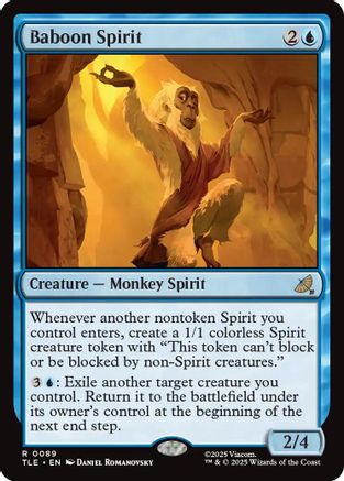 Baboon Spirit (TLE-089)  Foil - Avatar: The Last Airbender: Eternal-Legal