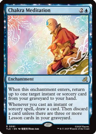 Chakra Meditation (TLE-091)  Foil - Avatar: The Last Airbender: Eternal-Legal