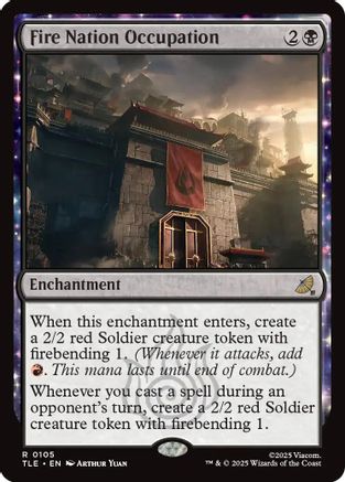Fire Nation Occupation (TLE-105)  Foil - Avatar: The Last Airbender: Eternal-Legal