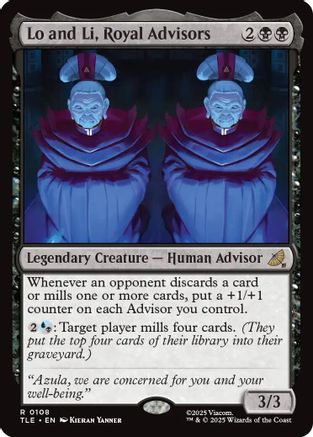 Lo and Li, Royal Advisors (TLE-108) - Avatar: The Last Airbender: Eternal-Legal Foil