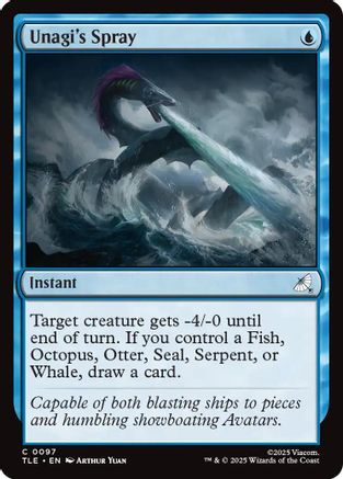 Unagi's Spray (TLE-097)  - Avatar: The Last Airbender: Eternal-Legal