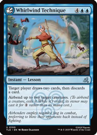 Whirlwind Technique (TLE-100) - Avatar: The Last Airbender: Eternal-Legal Foil