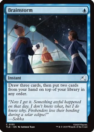 Brainstorm (TLE-155)  Foil - Avatar: The Last Airbender: Eternal-Legal