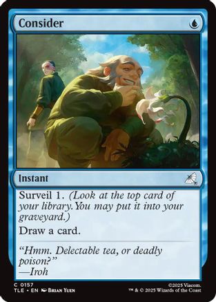 Consider (TLE-157)  Foil - Avatar: The Last Airbender: Eternal-Legal