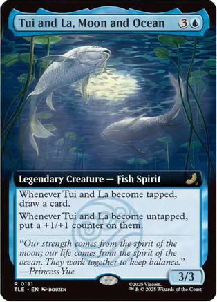 Tui and La, Moon and Ocean (Extended Art) (TLE-181)  - Avatar: The Last Airbender: Eternal-Legal