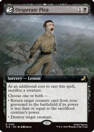 Desperate Plea (Extended Art) (TLE-185)  - Avatar: The Last Airbender: Eternal-Legal