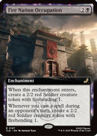 Fire Nation Occupation (Extended Art) (TLE-187)  - Avatar: The Last Airbender: Eternal-Legal