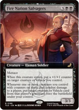 Fire Nation Salvagers (Extended Art) (TLE-188)  - Avatar: The Last Airbender: Eternal-Legal