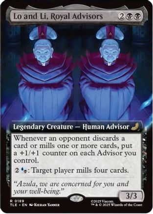 Lo and Li, Royal Advisors (Extended Art) (TLE-189)  Foil - Avatar: The Last Airbender: Eternal-Legal