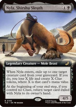 Nyla, Shirshu Sleuth (Extended Art) (TLE-190)  Foil - Avatar: The Last Airbender: Eternal-Legal
