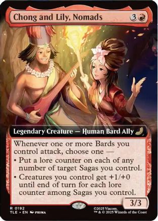 Chong and Lily, Nomads (Extended Art) (TLE-192)  - Avatar: The Last Airbender: Eternal-Legal