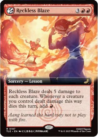 Reckless Blaze (Extended Art) (TLE-197)  - Avatar: The Last Airbender: Eternal-Legal